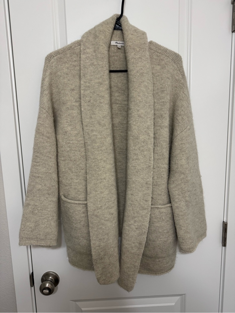 Madewell Mclean Shawl-Collar Cardigan Sweater Size Small